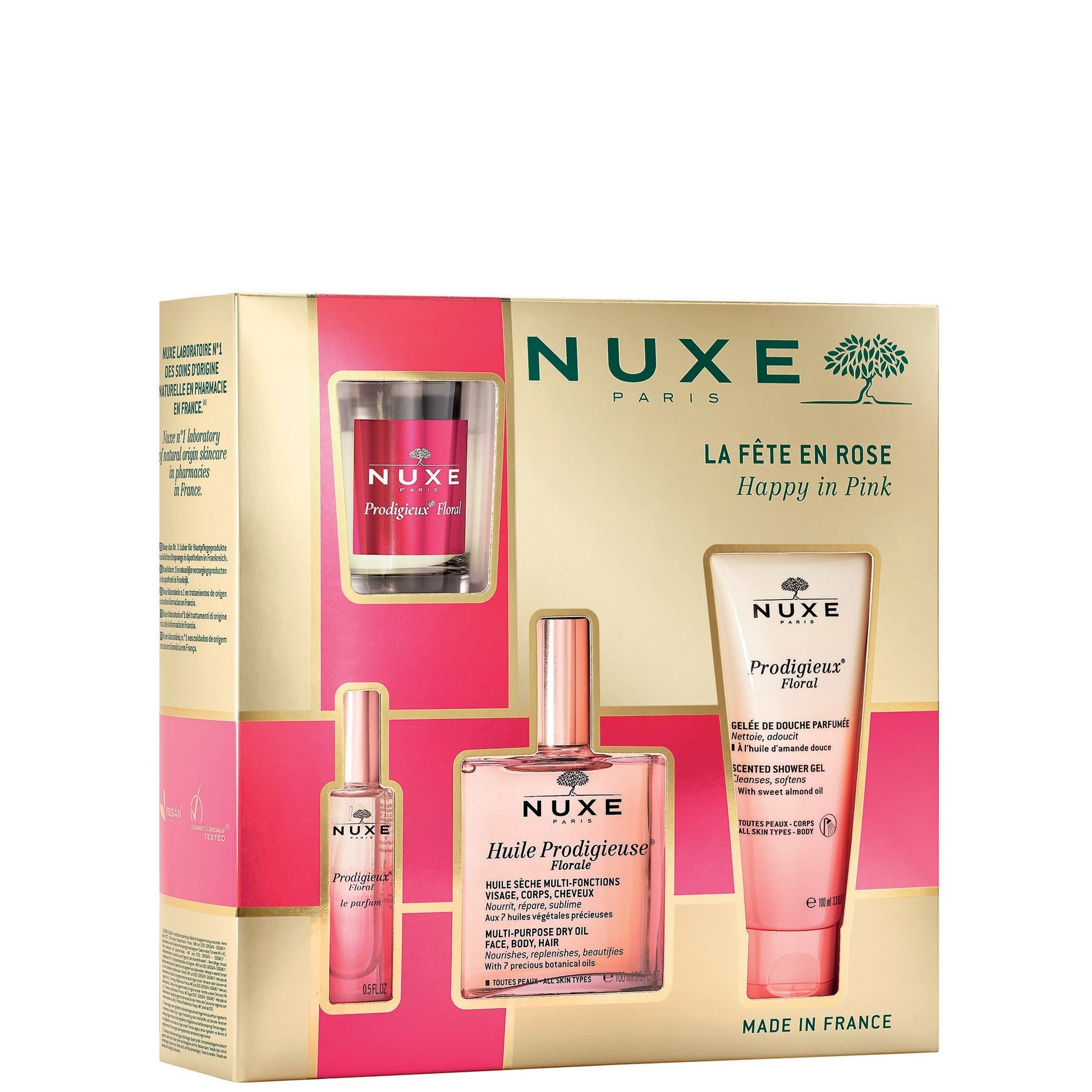 Nuxe Prodigieux Floral Happy In Pink Gift Set at Pink Velvet