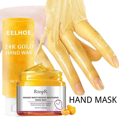 24k Gold Beeswax Hand Care Mask