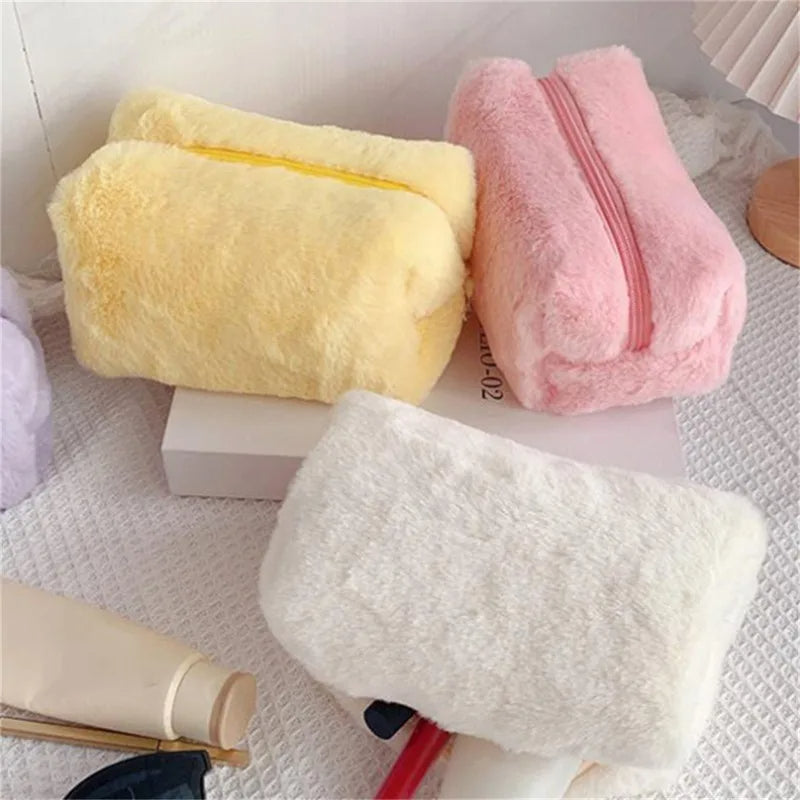 Soft Plush Makeup Bag