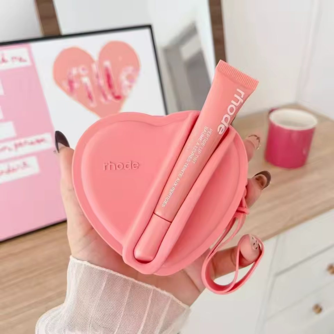 Rhode Heart Gloss Pouch