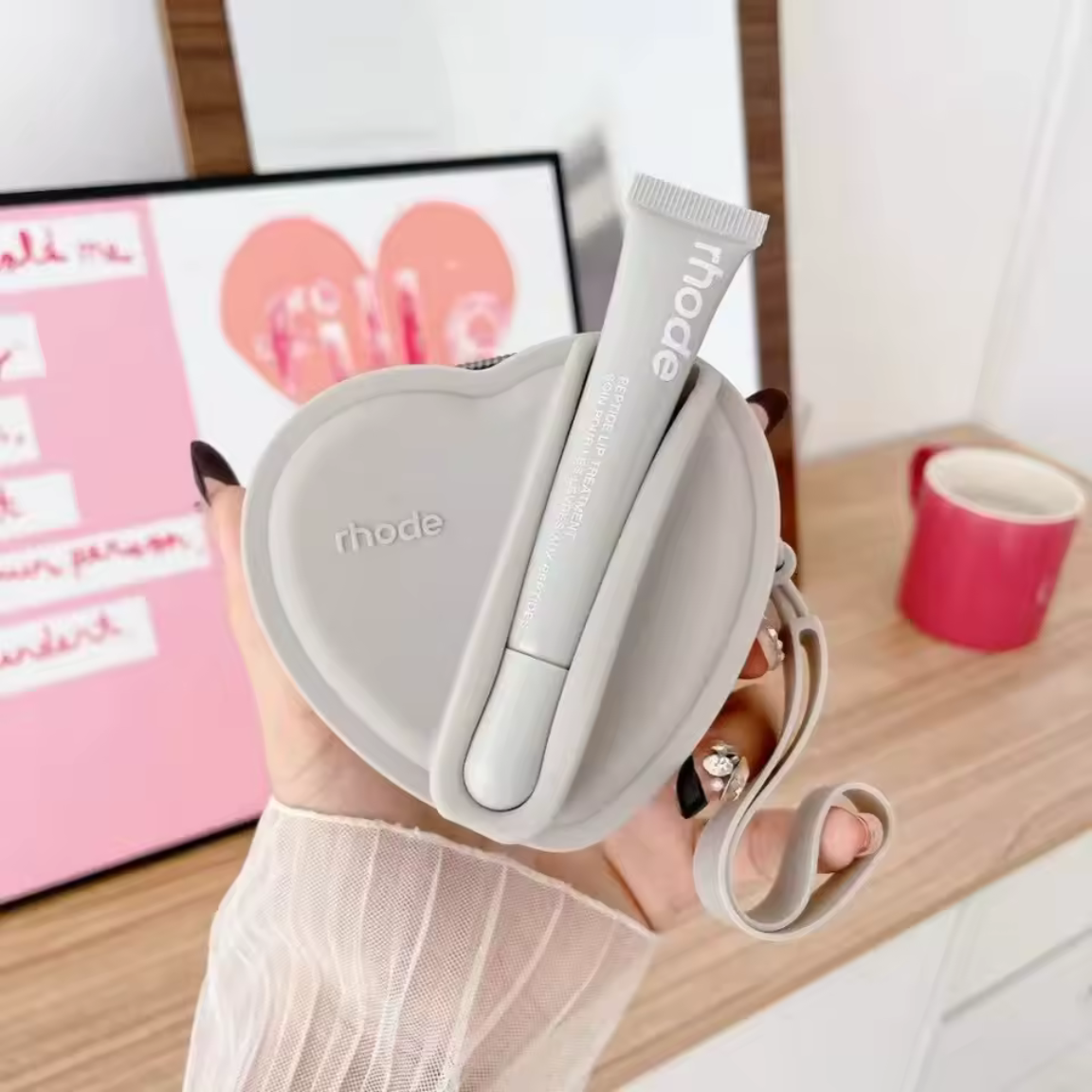 Rhode Heart Gloss Pouch