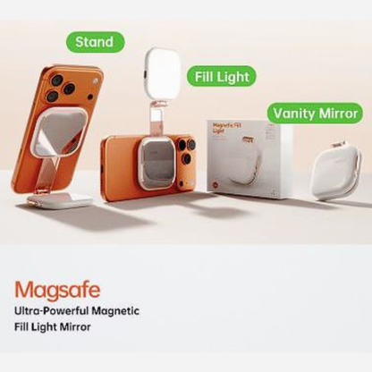 Portable Magnetic Selfie Light Mirror for iPhone & Android