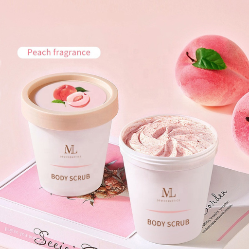 Peach Sugar Body Scrub Shea Butter & Coffee