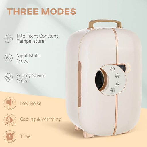 12L Beauty Mini Skincare Fridge – Dual Door Cosmetic