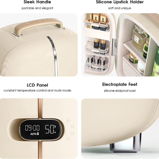 12L Beauty Mini Skincare Fridge – Dual Door Cosmetic