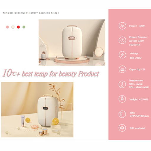 12L Beauty Mini Skincare Fridge – Dual Door Cosmetic