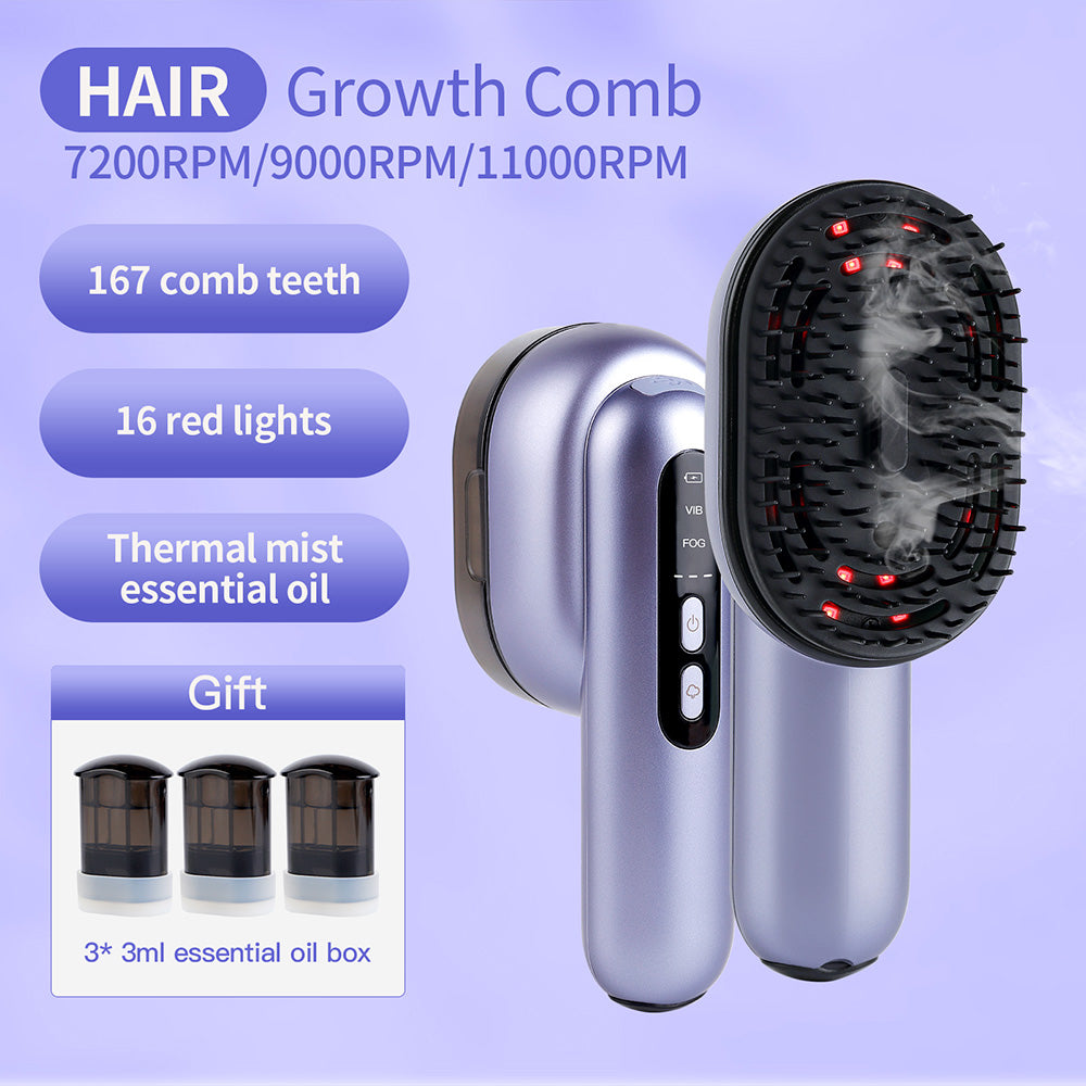 Mist & Glow Comb oil nourishing & care combined