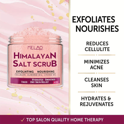 MELAO Himalayan Salt Body Scrub