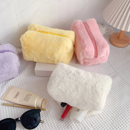 Soft Plush Makeup Bag
