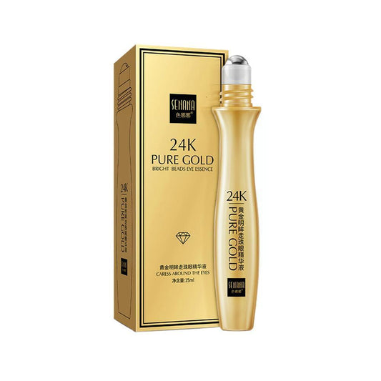 24K Pure Gold Eye Roller – Anti-Aging & Dark Circles