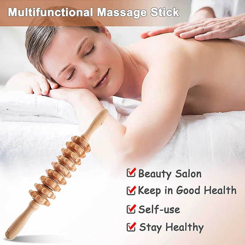 Wooden Therapy Massage Set – Lymphatic Drainage