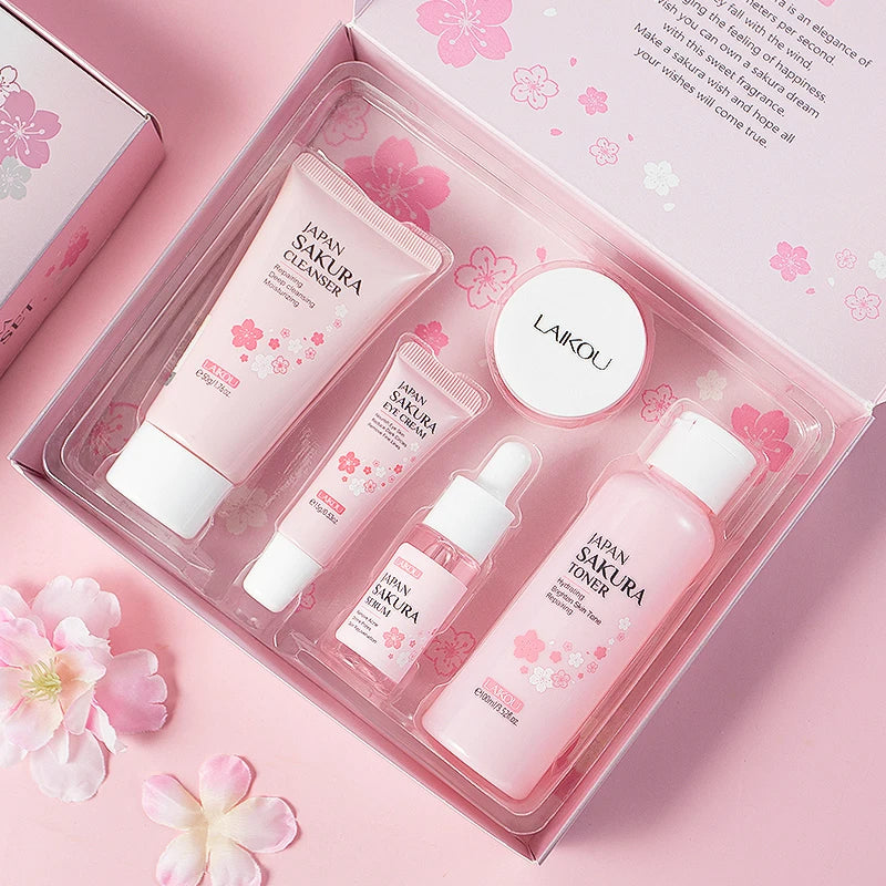 Sakura Glow  5-Piece Skincare Set