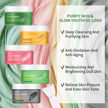 Hllozzi Botanical Clay Mask – 100ml
