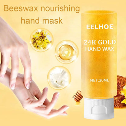 24k Gold Beeswax Hand Care Mask