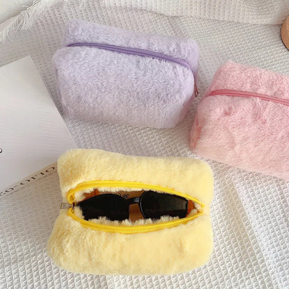 Soft Plush Makeup Bag