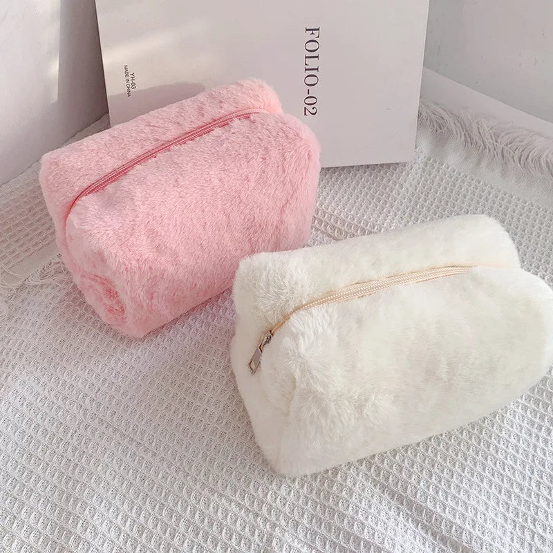 Soft Plush Makeup Bag