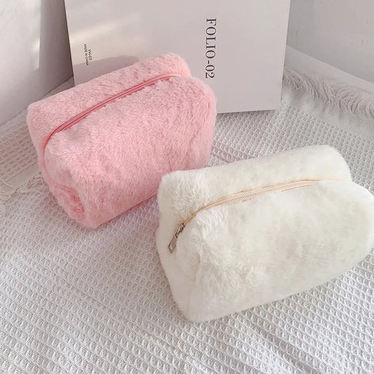 Soft Plush Makeup Bag