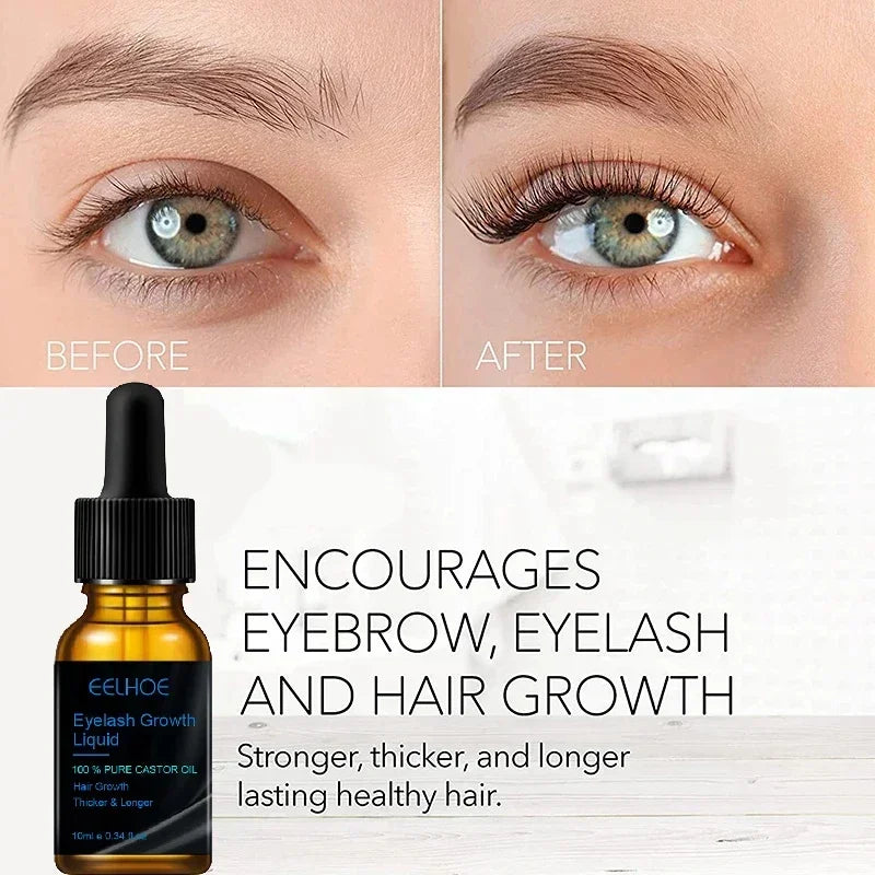 ELHOE Eyelash Growth Serum – 100% Pure Castor Oil