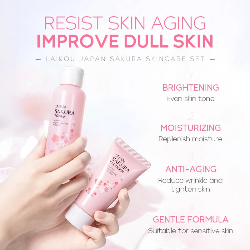 Sakura Glow  5-Piece Skincare Set