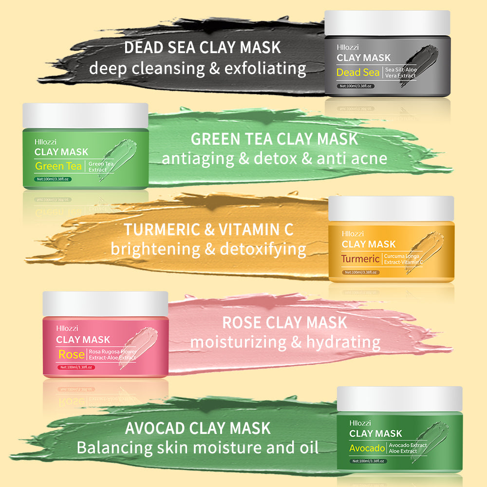 Hllozzi Botanical Clay Mask – 100ml