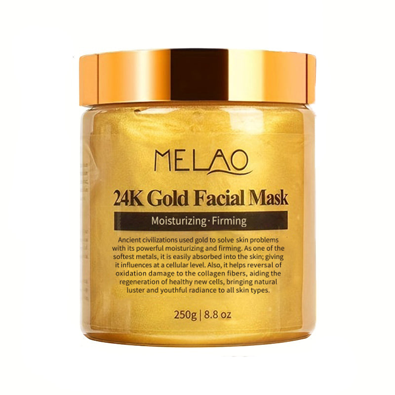 24K Gold Collagen Facial Mask – Firming & Moisturizing