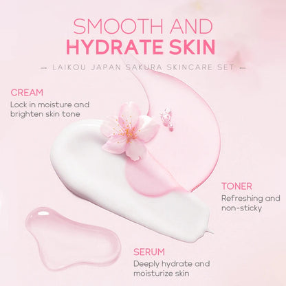 Sakura Glow  5-Piece Skincare Set