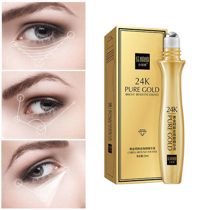 24K Pure Gold Eye Roller – Anti-Aging & Dark Circles