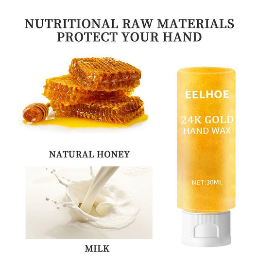 24k Gold Beeswax Hand Care Mask