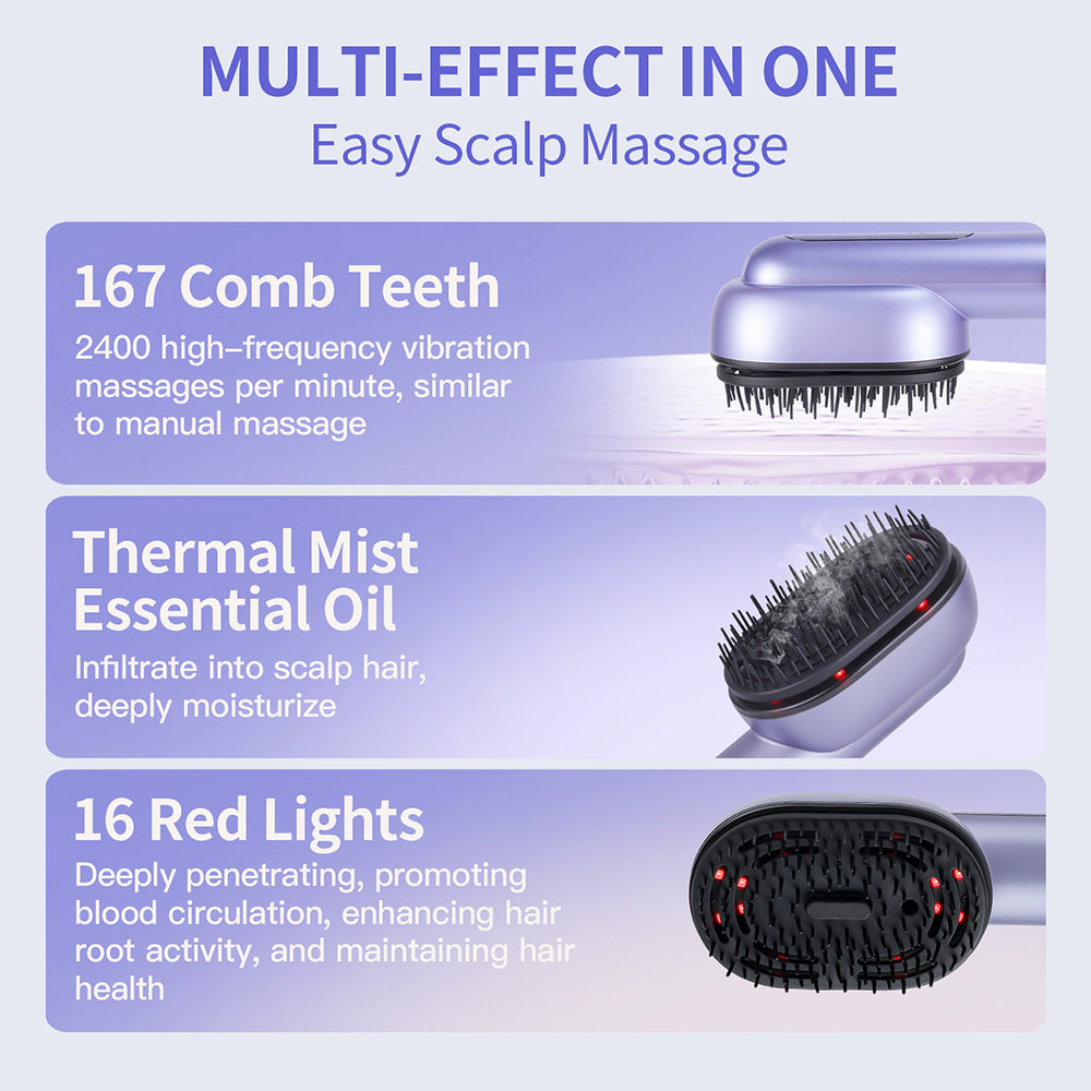 Mist & Glow Comb oil nourishing & care combined