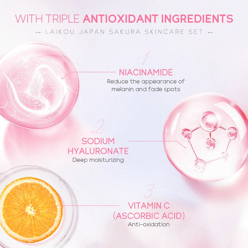 Sakura Glow  5-Piece Skincare Set