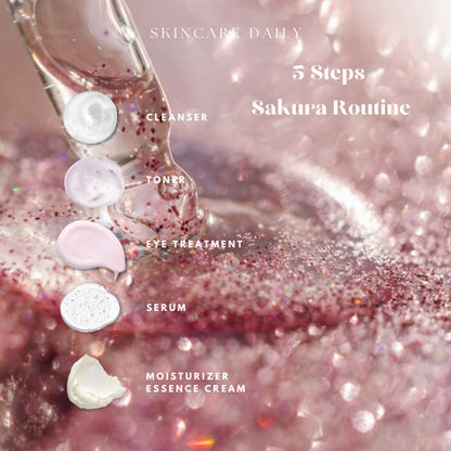 Sakura Glow  5-Piece Skincare Set