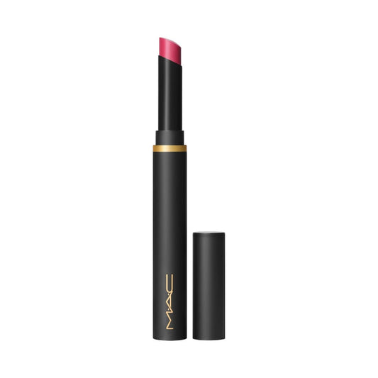 MAC lipstick with black casing on a white background