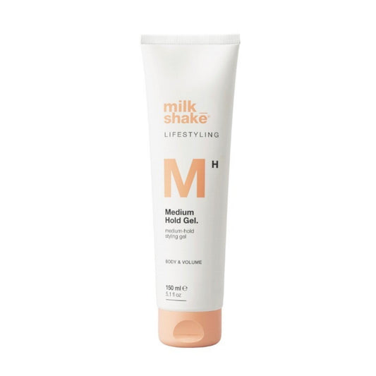 Tube of milk_shake Medium Hold Gel on a white background