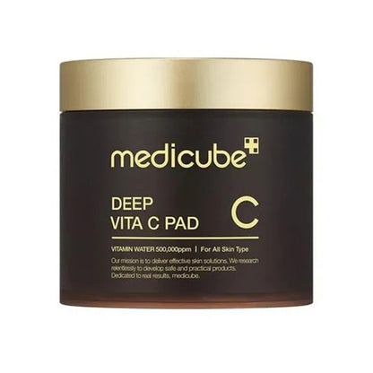 Jar of Medicube Deep Vita C Pad on a white background
