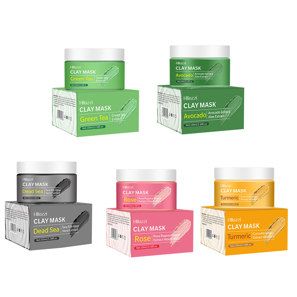 Hllozzi Botanical Clay Mask – 100ml