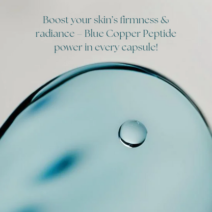 Copper Glow Capsules – Blue Copper Peptide Skin Repair Serum (80 pcs)