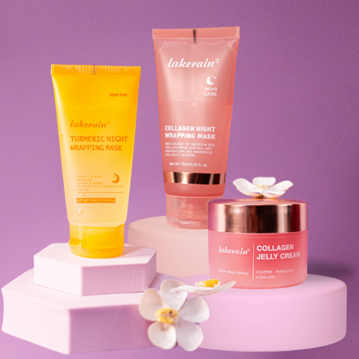 The Night Glow Trio – Collagen, Turmeric & Jelly Cream