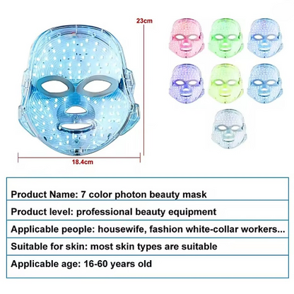 7-Color LED Facial Mask