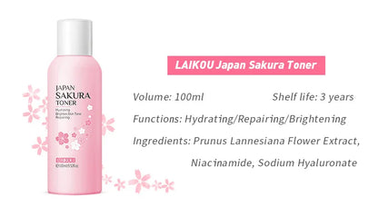 Sakura Skincare Set – 10 or 7 pcs Complete Facial Kit