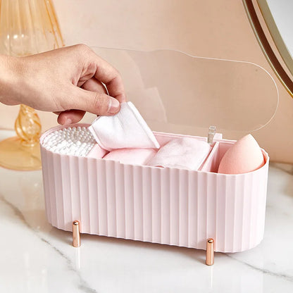 Cosmetic Storage Box with Lid