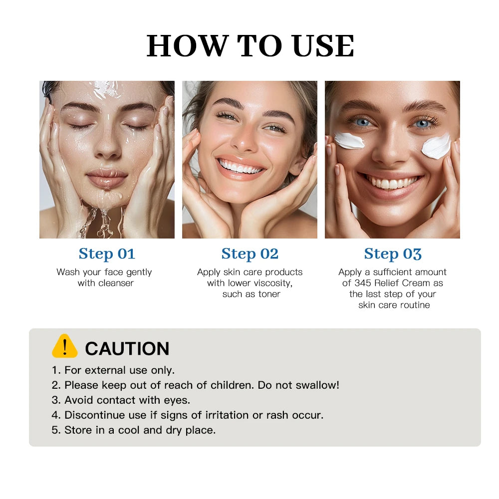 345 Relief Cream – Korean Moisturizer