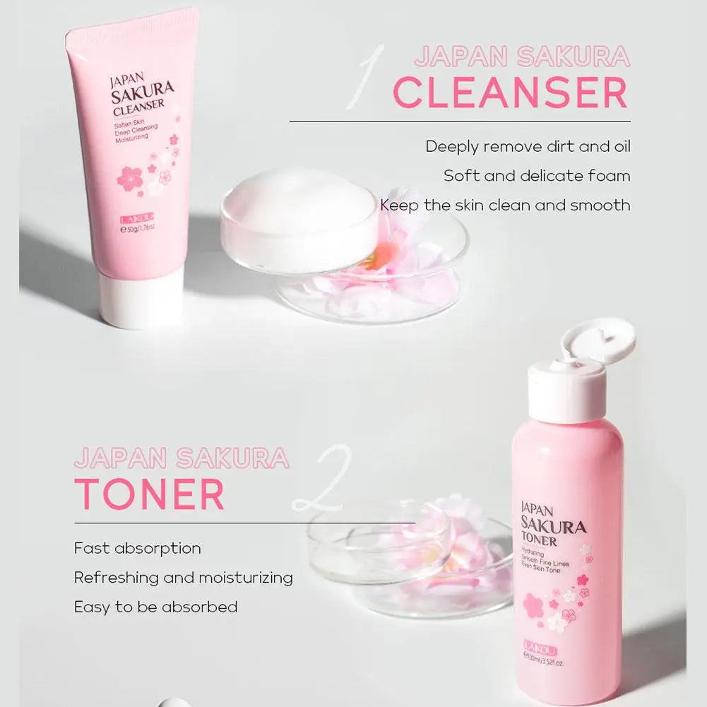 6 Piece Sakura Skincare Set