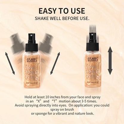 USHAS Liquid Highlighter – 4 Shades