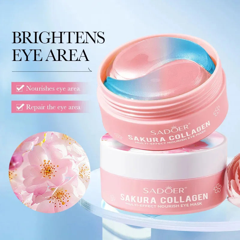 SADOER Sakura Collagen Eye Masks – 60pcs
