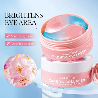 SADOER Sakura Collagen Eye Masks – 60pcs