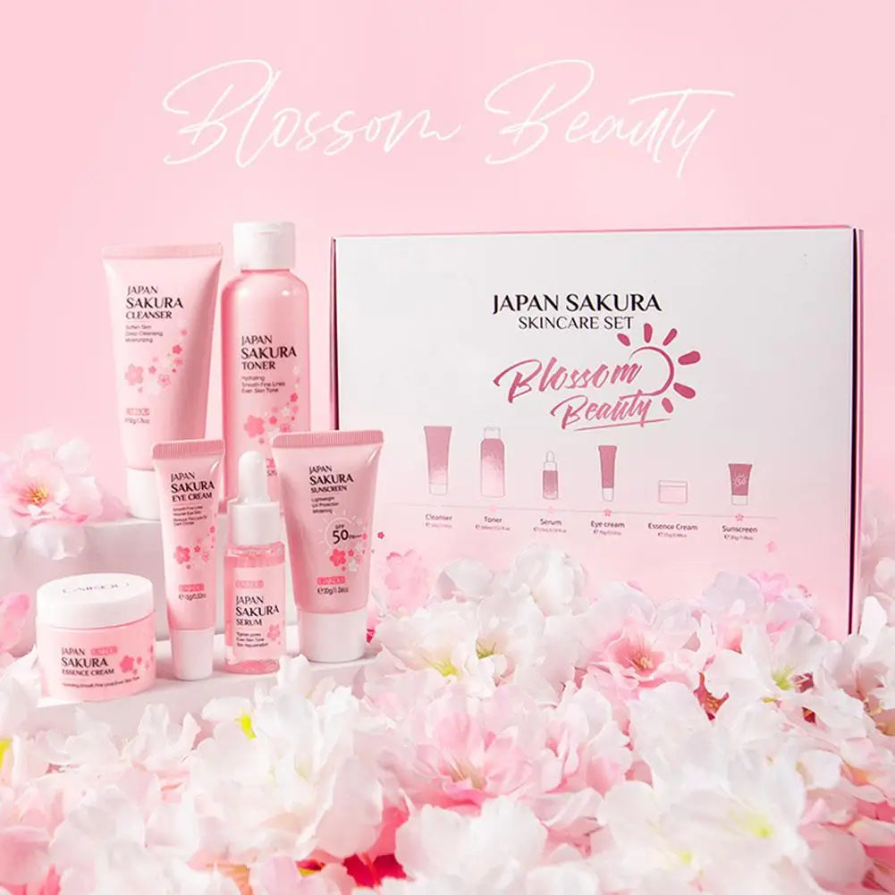 6 Piece Sakura Skincare Set