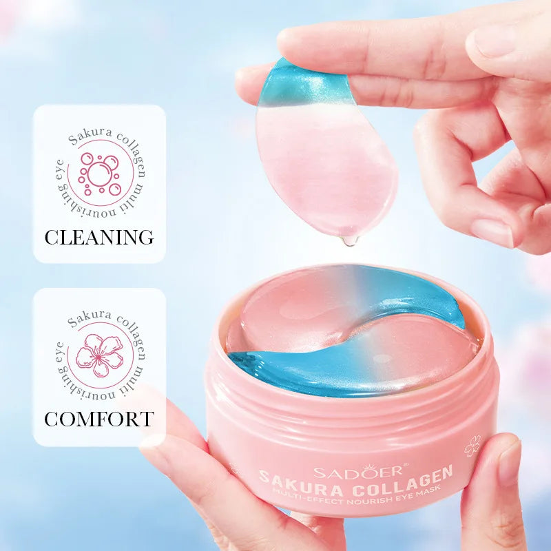 SADOER Sakura Collagen Eye Masks – 60pcs