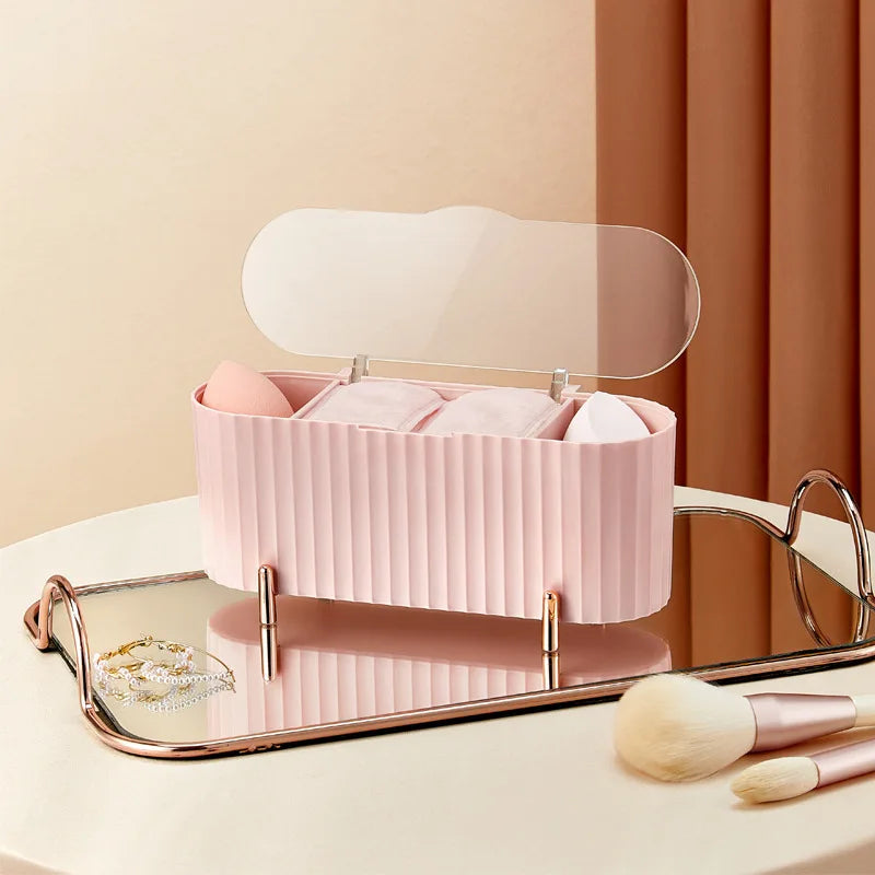Cosmetic Storage Box with Lid
