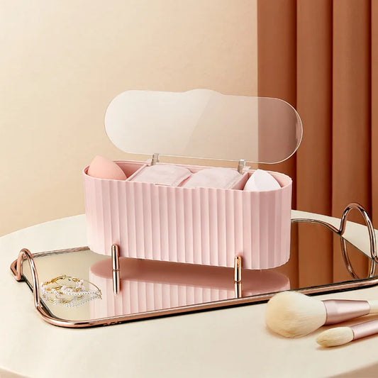 Cosmetic Storage Box with Lid