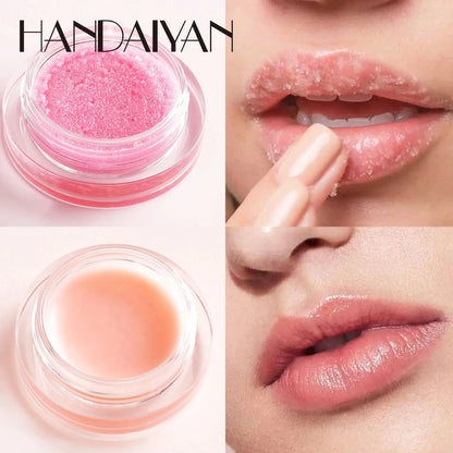 HANDAIYAN 2-in-1 Lip Scrub & Balm